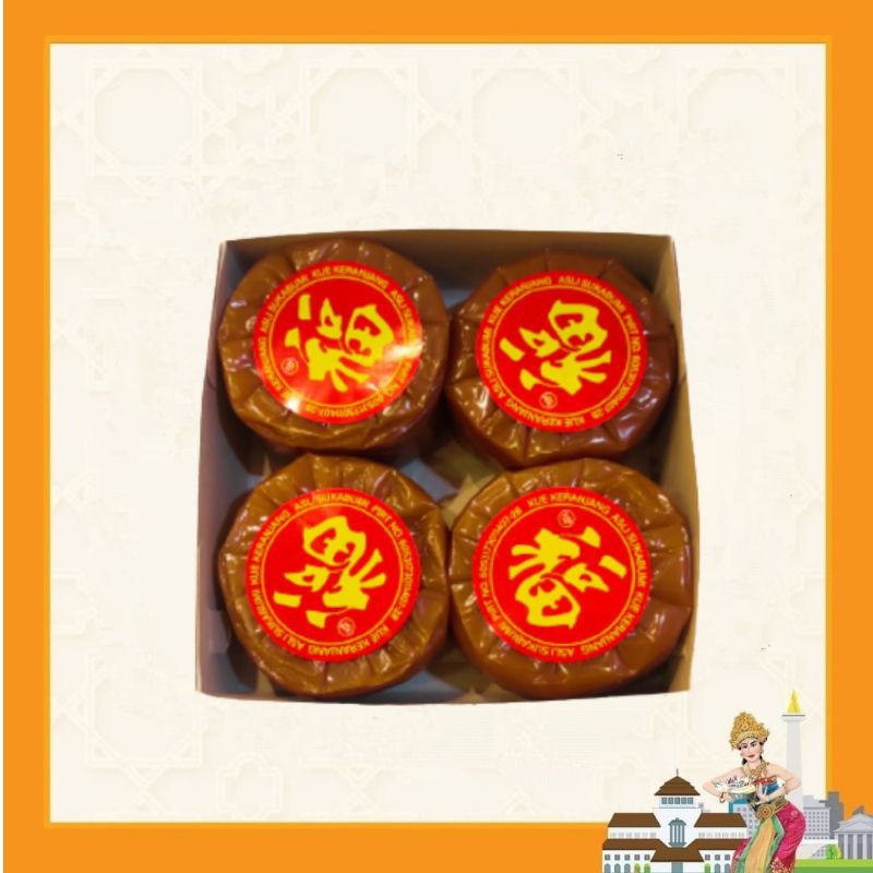 

Kue Keranjang Imlek Isi 4/Kue Bakul/Dodol Cina