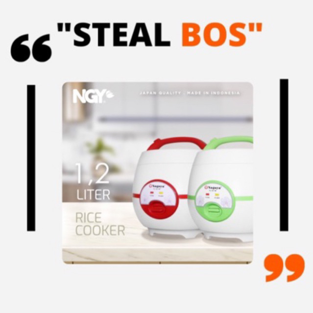 rice cooker NAGOYA nasi magiccom 1.2 liter NAGOYA NGY MC 88