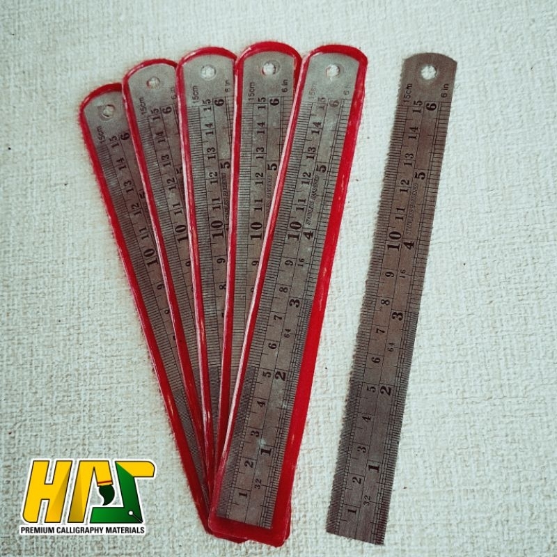 

Penggaris Besi 15 CM/ Stainless