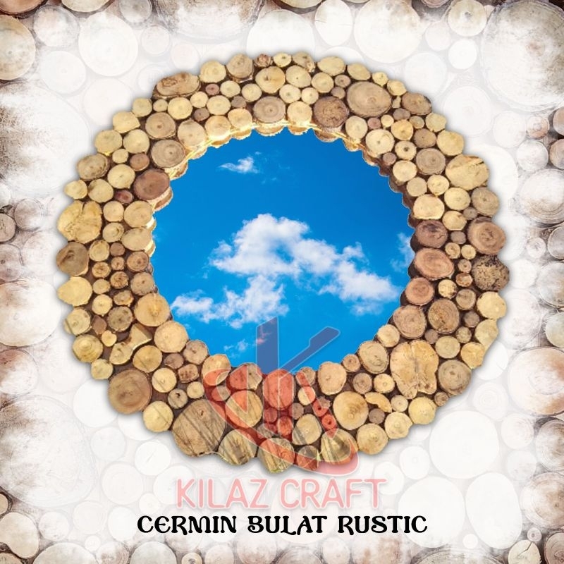 Cermin Bulat Aesthetic Diameter 60 CM