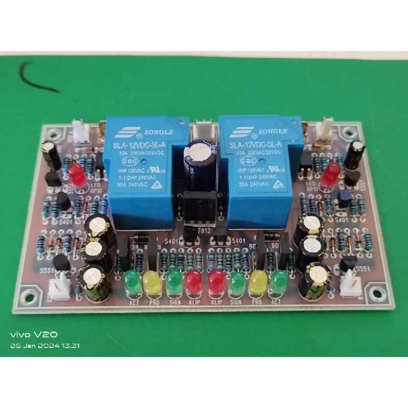 kit speaker protektor anti konslet setereo  full fitur DCP OCP + led indicator protector ocp