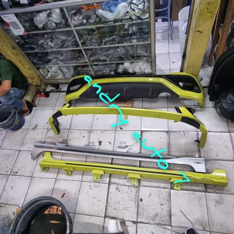 Bodykit yaris 2021 2022 yaris facelift