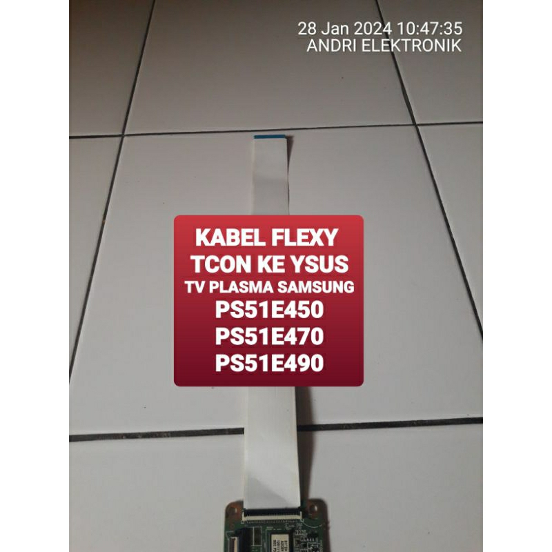 KABEL FLEXY PS51E450 PS51E470 TCON KE YSUS TV PLASMA SAMSUNG