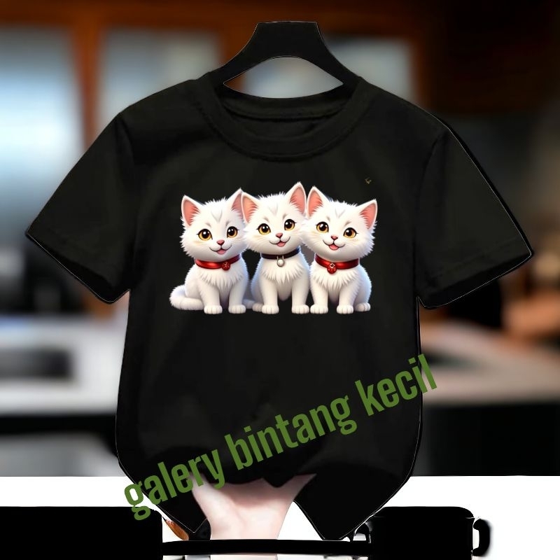 kaos anak-anak lucu kaos anak distro kaos anak-anak kucing kaos kucing lucu baju anak kucing lucu