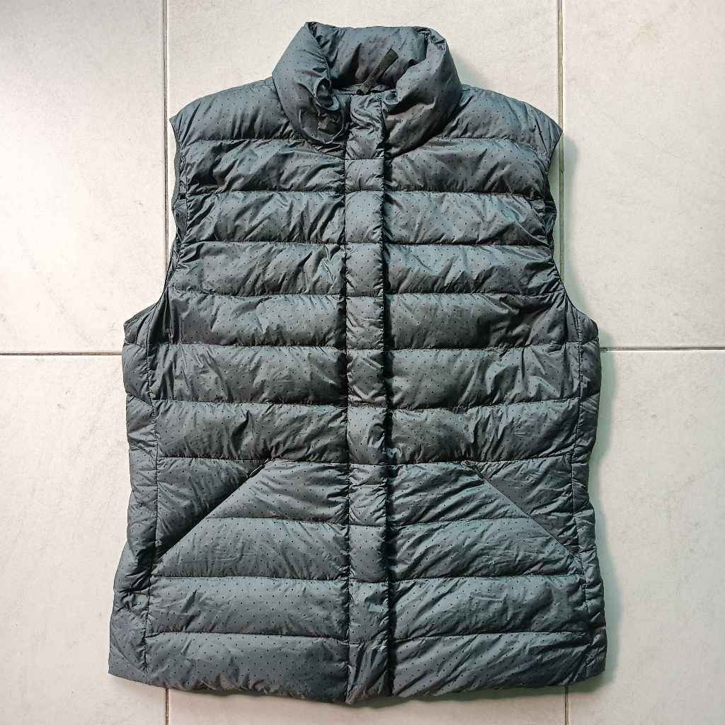 Vest / Rompi Bulang Light Down Topten Hijau Second Original