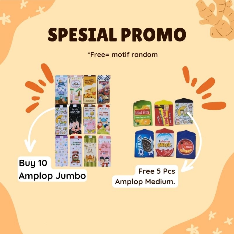 

PROMO...!!! AMPLOP LEBARAN BELI 10 PACK DAPAT 15 PACK