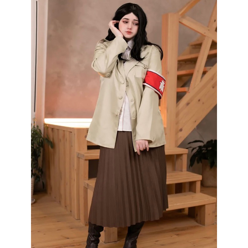 【Lolicos】Ready Pieck Finger Cosplay Costume Attack On Titan AOT SNK Shingeki No Kyojin Kostum Fullse