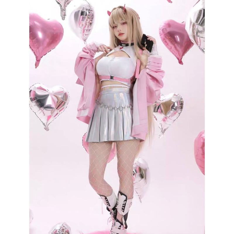 【Lolicos】Ready Viper Nikke Cosplay Costume Fullset Wig Game Kostum