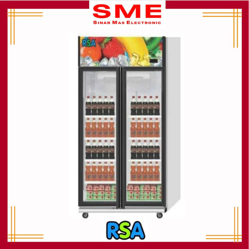 Showcase / Lemari Pendingin Minuman 2 Pintu RSA JADE 860L