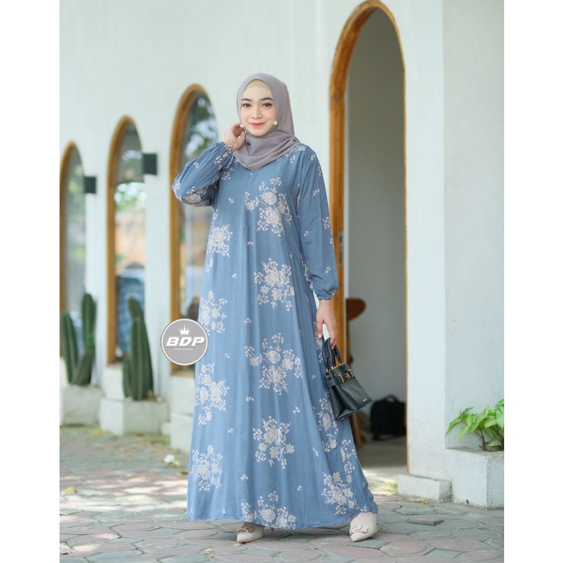 Lagi Bagus Koder8R2d DIANPUTRI DASTER ARAB  GAMIS JEJE  RAYON SUPER GRADE A ORI MODEL RESLETING DEPA