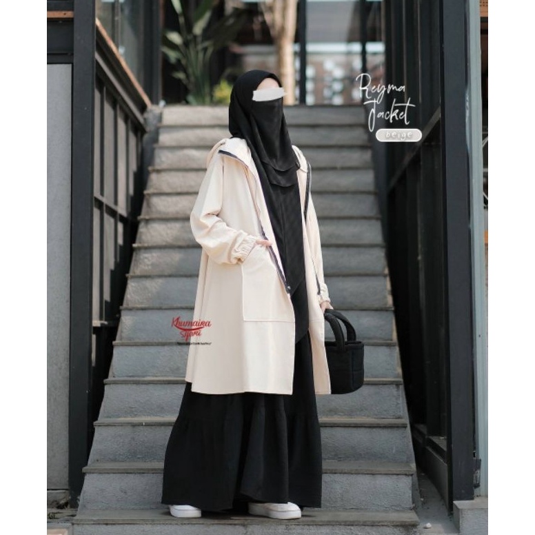 Lagi Bagus id8e8Ds Jaket Rayme by Khumaira syari  Reyma Jacket syari oversize