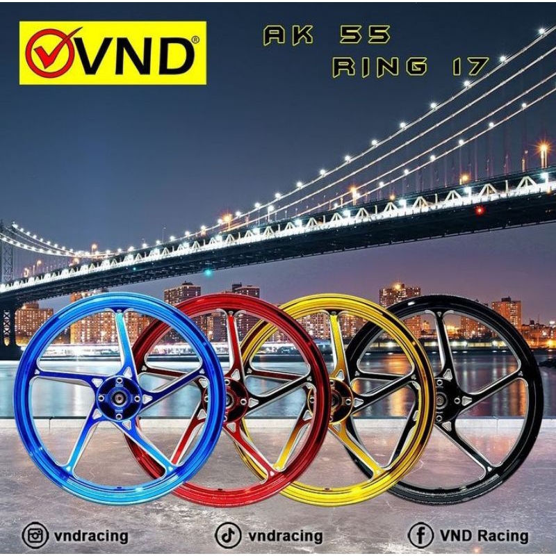velg Enkei vnd ak55 Jupiter PNP cb gl mp tiger