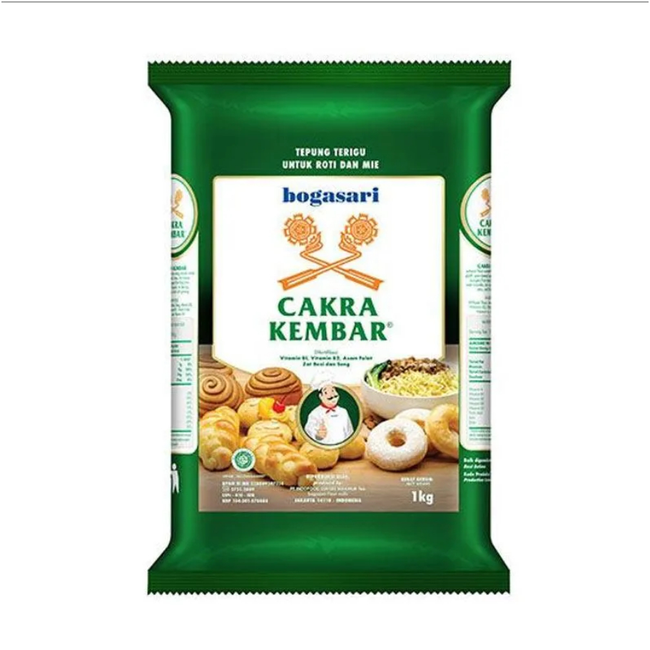 

BOGASARI CAKRA KEMBAR TEPUNG TERIGU 1 KG