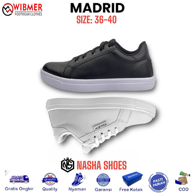 SEPATU PUTIH POLOS PRIA /SEPATU HITAM PUTIH RINGAN /SEPATU SNEAKER PUTIH