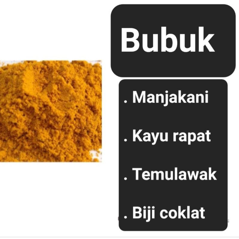 

Bubuk manjakani, kayu rapat, temulawak dan bijicoklat 10gr