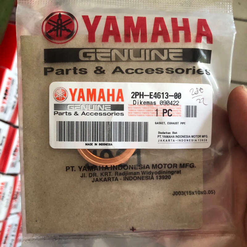 Paking knalpot (2PH) Mio M3,soul gt Xride fino Fazzio Gear 125 Original
