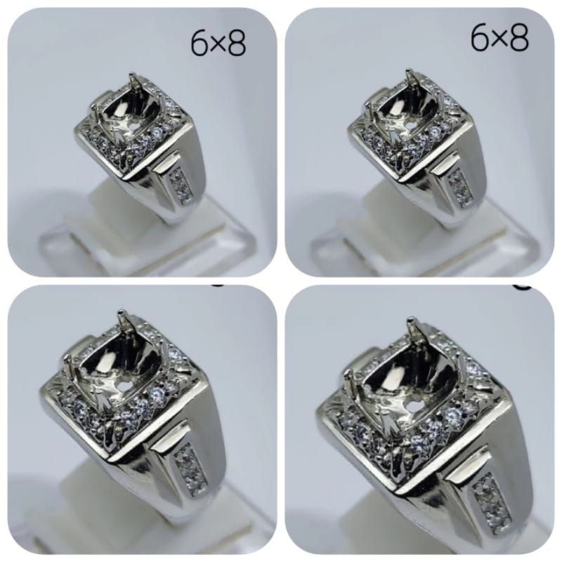 CINCIN ALPAKA SUPER KOTAK 6X8mm