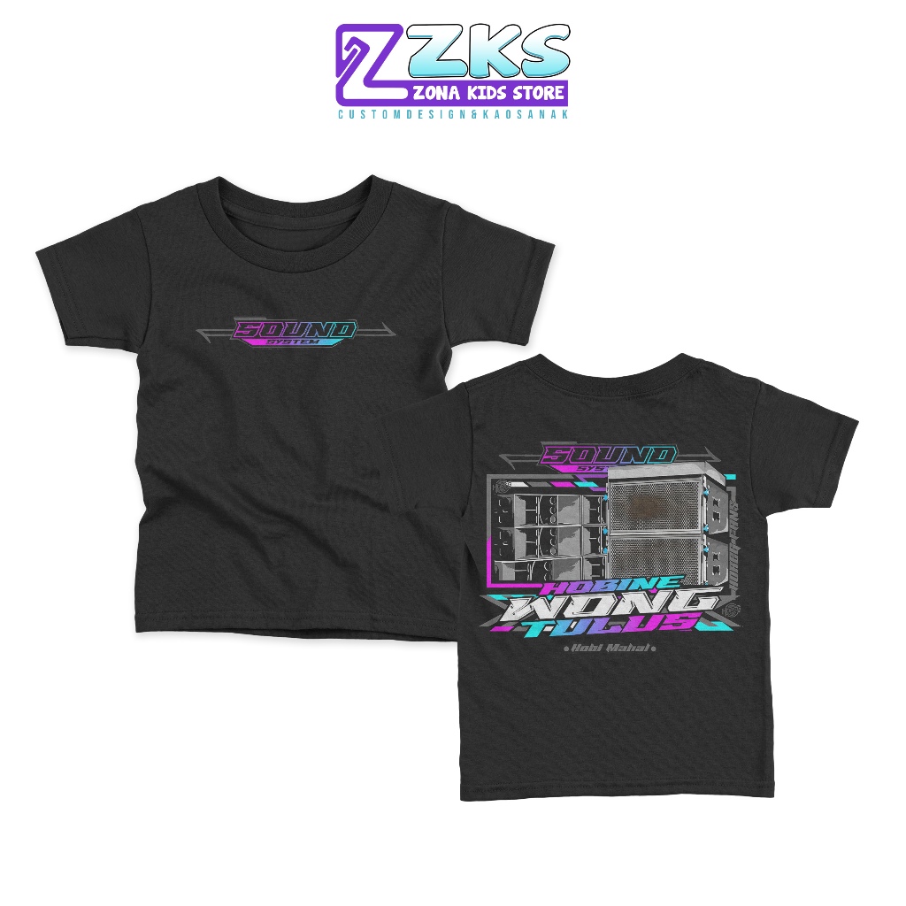 KAOS ANAK SOUND SYSTEM BALAP | ATASAN ANAK SOUND SYSTEM |  BAJU KATUN COMBADS 24S | ZONA KIDS STORE