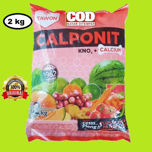 KNO3 MERAH CALPONIT 2kg PUPUK CALSIUM CAP TAWON