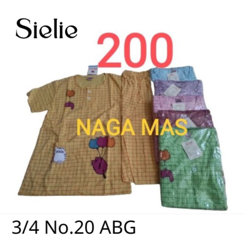 Baju Tidur SIELIE 3/4 ¾ No. 20 ABG / Remaja 200, 237