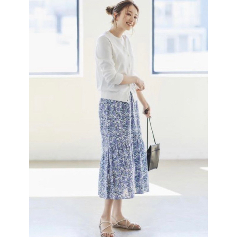 (BACA DESKRIPSI)Uniqlo Paul & Joe Cotton Tiered Long Skirt