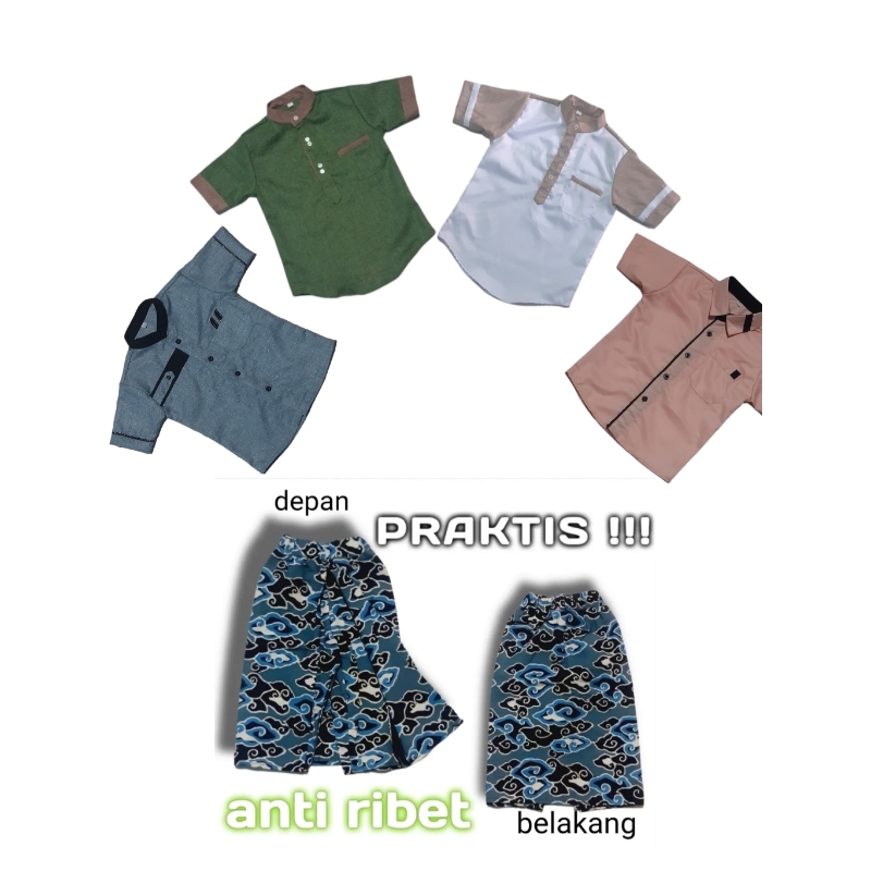 Setelan Anak Laki Laki Usia 3 Tahun|Setelan Koko Kurta Anak|Setelan Sarung Anak Laki Laki Usia 3 Tah