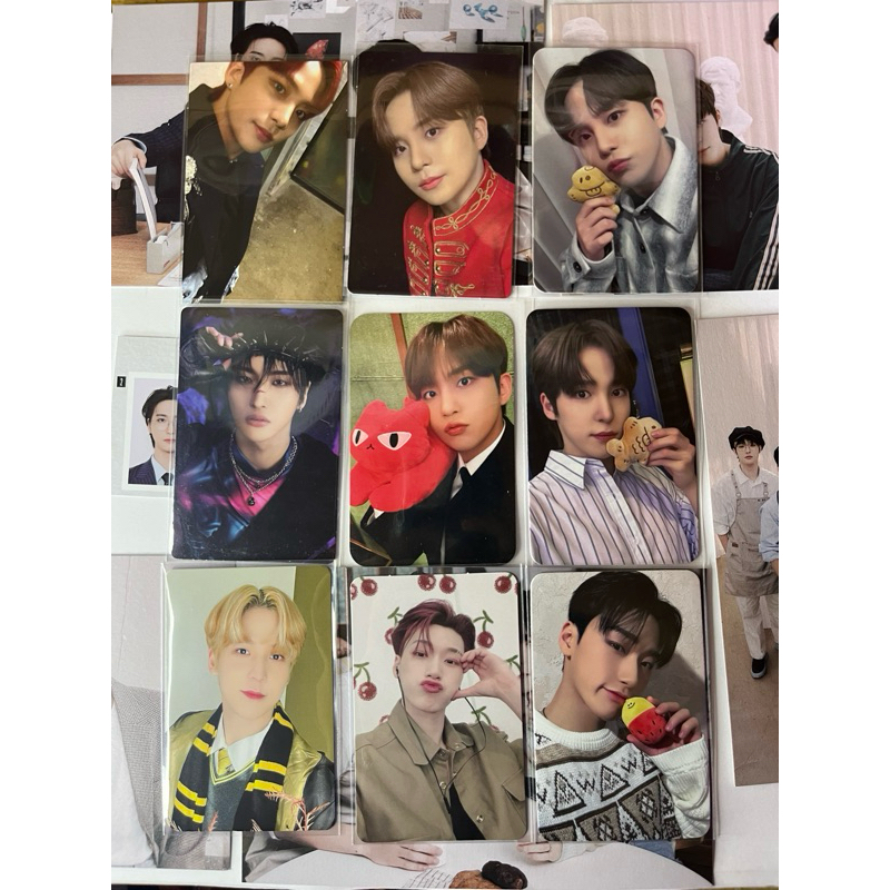Photocard ATEEZ seonghwa yunho san jongho pc will toktoq cherry ceri potter ubi bungeoppang