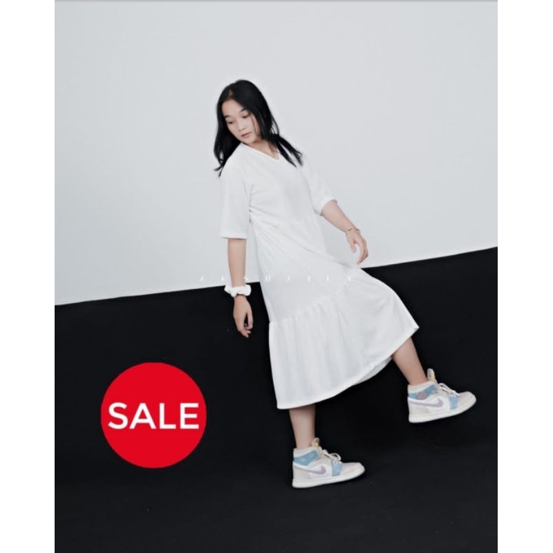 MIDI DRESS WAFFLE UNIQLO