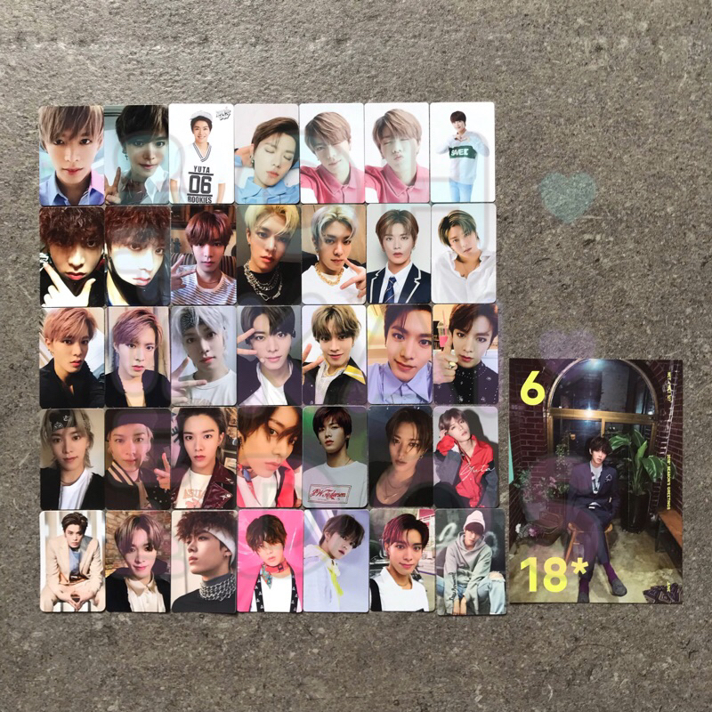 NCT YUTA PHOTOCARDS (pt.2) | pc 127 tihol kolbuk cherry bomb firetruck superhuman holo 2018 2017 sti