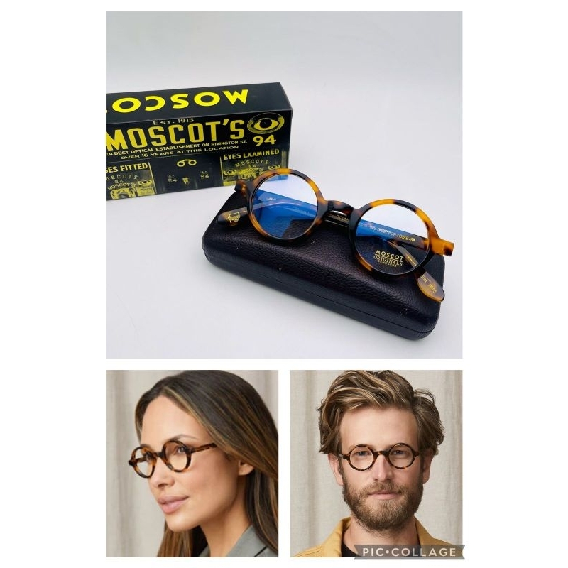 frame kacamata pria wanita moscot zolman bulat asetat grade original
