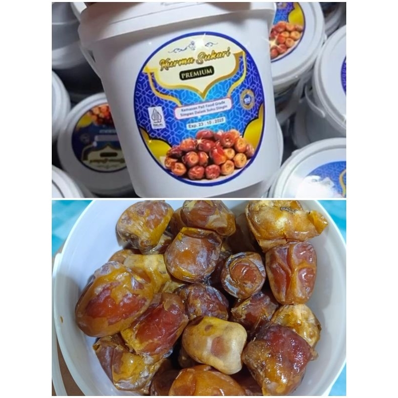 

Kurma Sukari Premium 800gr - Kurma Sukari Ember Frash dates