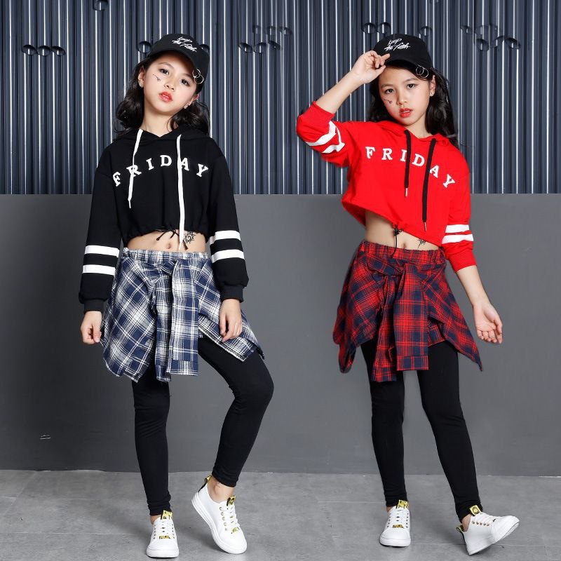 [JEWELS KIDS] FRIDAY TARTAN SET/SETELAN BAJU ANAK TANGGUNG HIPHOP IMPORT/ SETELAN BAJU DANCE ANAK RE