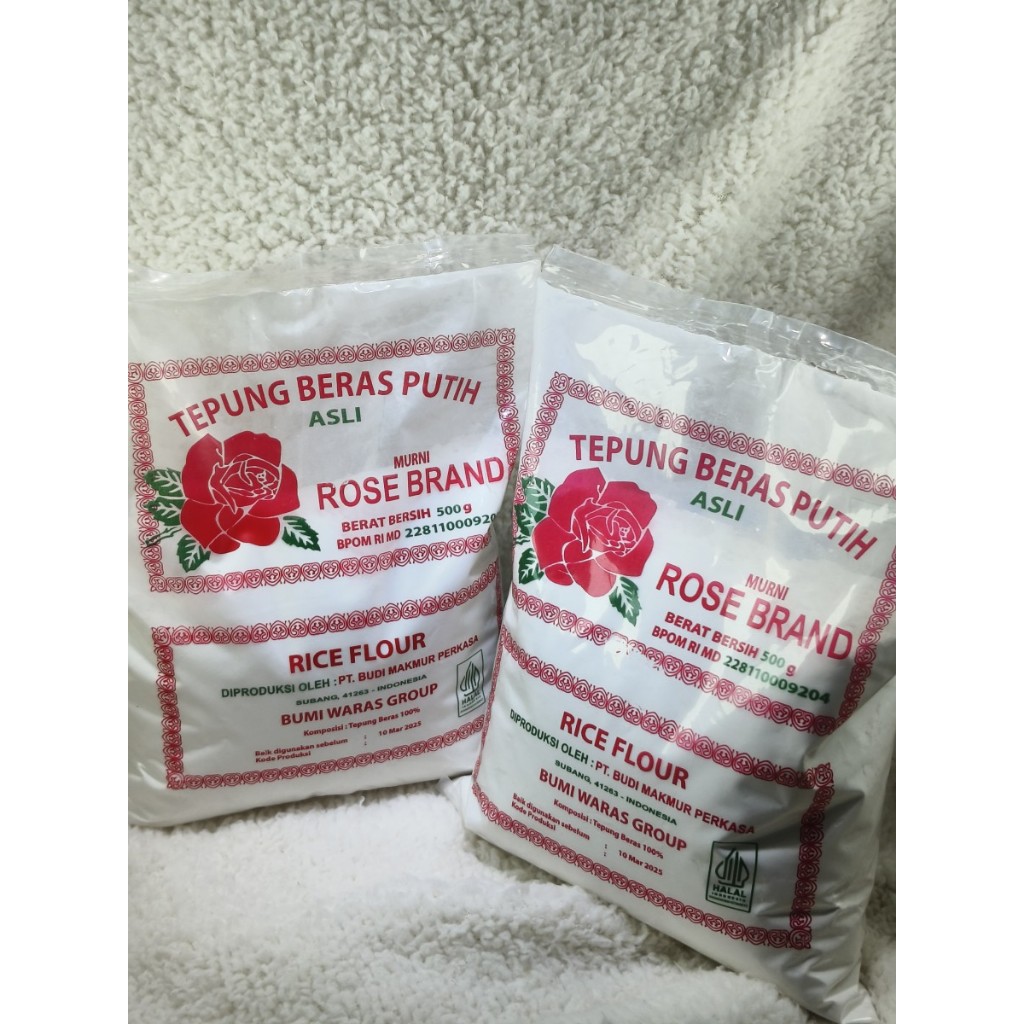 

Tepung Beras Putih Rose Brand 500 gr / Rice Flour / Tepung Beras Murni