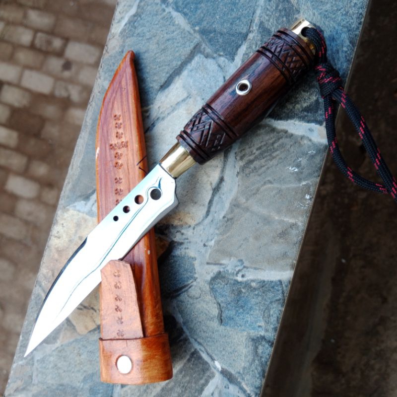 Pisau dapur cap garpu lokal asli sembelih mini