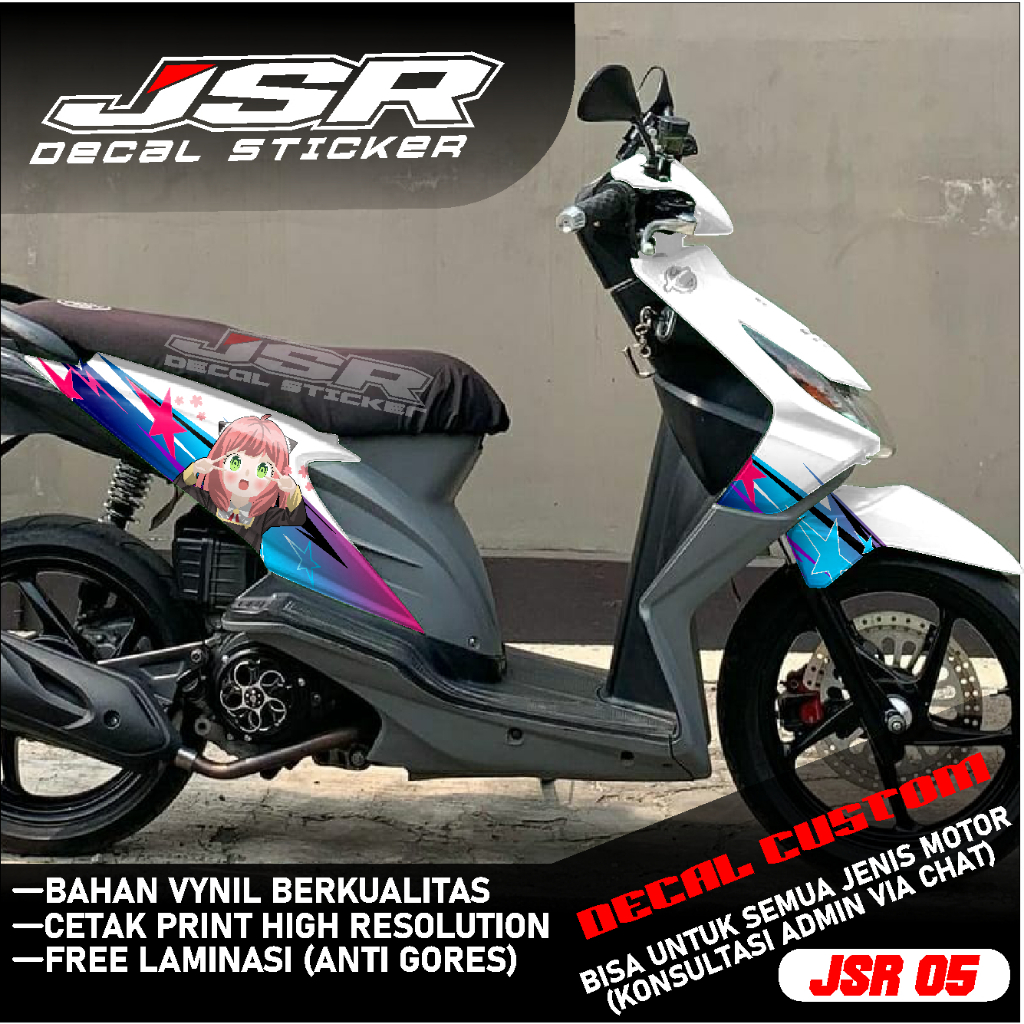 DECAL BEAT KARBU  FULL BODY ,DEKAL STIKER BEAT KARBU FULL BLOK  , VARIASI STIKER FULL BODY BEAT KARB