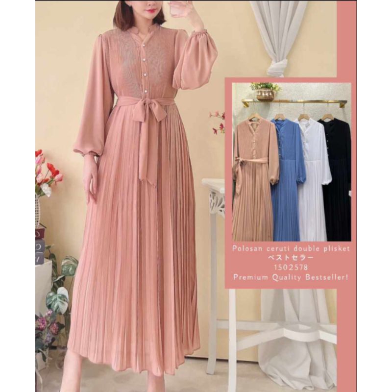 YUNA FASHION / DRESS / TUNIK KOREA / KOREAN STYLE