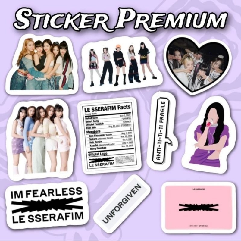

Sticker la serrafim Pack 10pcs Premium Waterproof