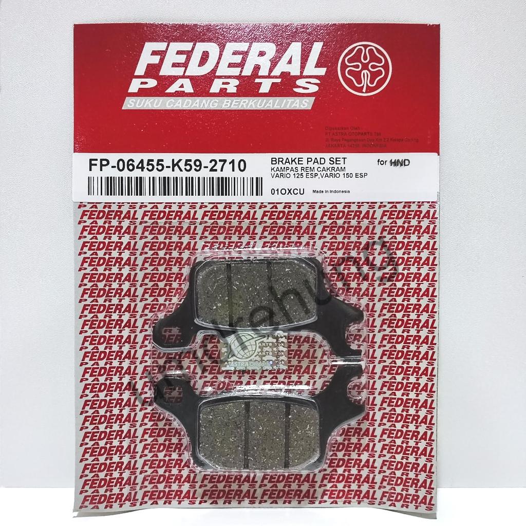 Kampas Rem DEPAN Federal New Vario 125 150 160 Genio