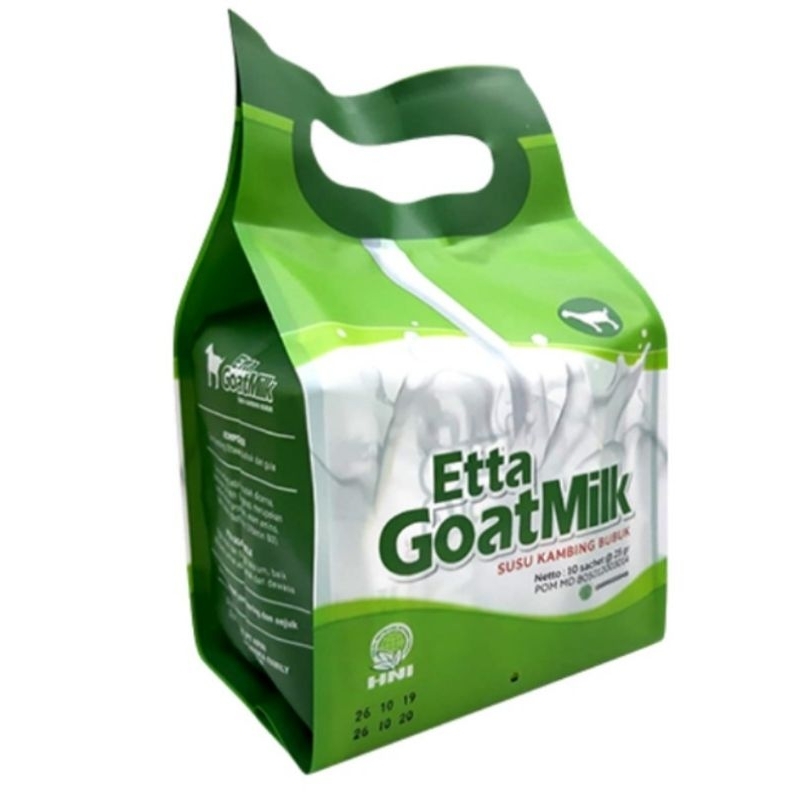 

Etta Goat Milk (Susu Kambing) HNI 10 sachets x 25 gr