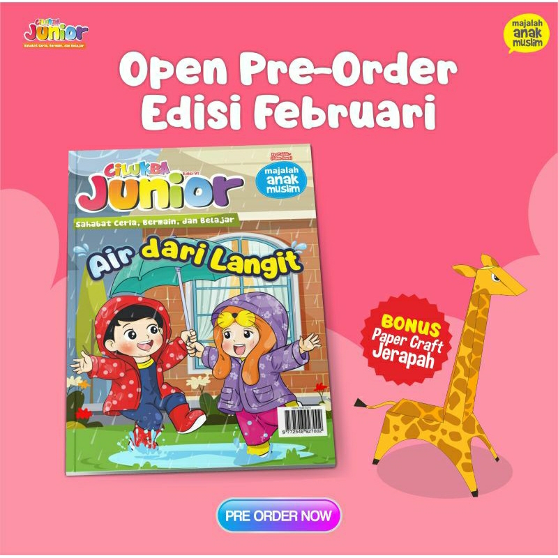 majalah anak muslim cilukbajunior edisi 91