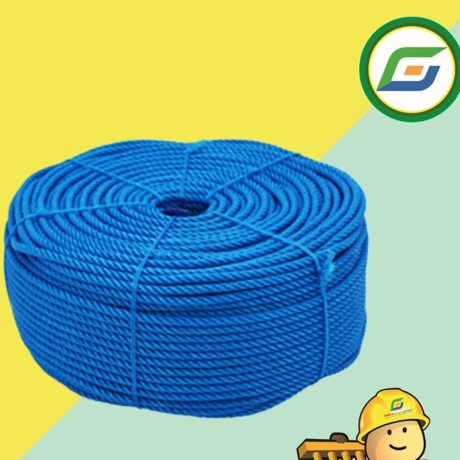 Tali Tampar Nylon Trilliun eceran 6 mm,7 mm dan 8 mm-tali tampar eceran permeter
