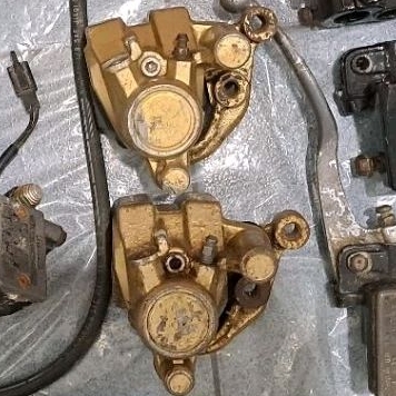 kaliper cakram master rem bawah rx king lawas cobra master single piston original yamaha