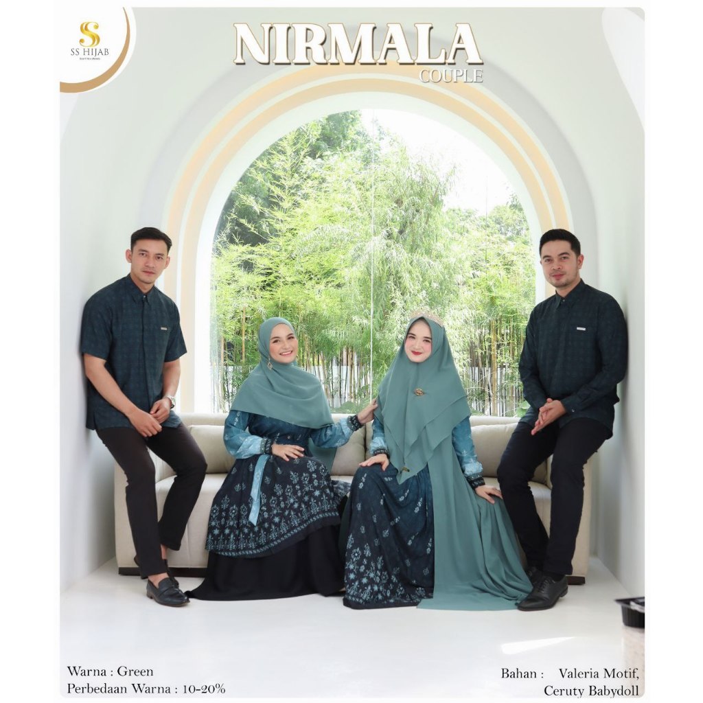 Couple Set. Couple Nirmala - SS Hijab (PRE ORDER)