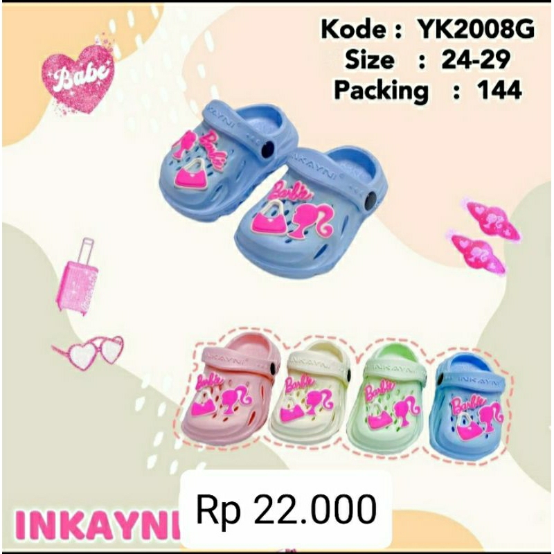 Sandal Selop Baim Anak Cewek EVA Ringan Inkayni Kekinian