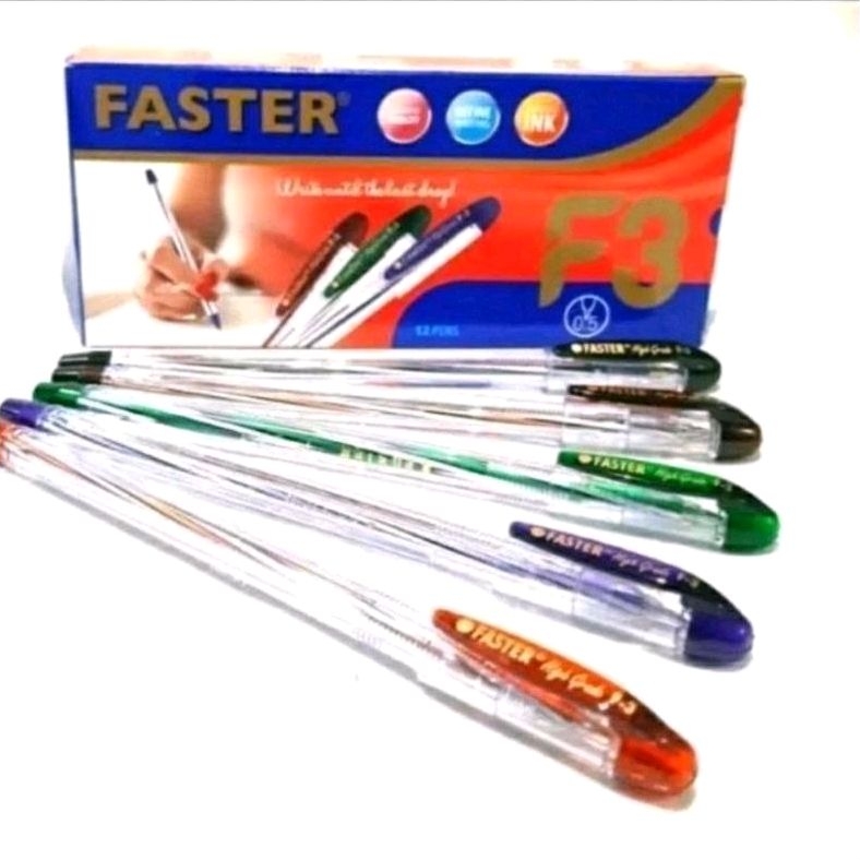 

Pulpen Faster F3 High Grade 0,5mm (isi 12 pcs)