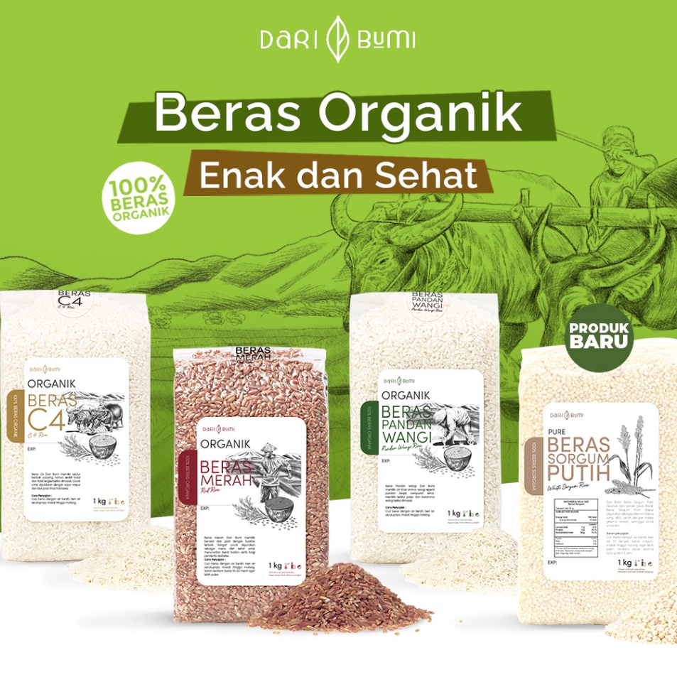 

Best Product Dari Bumi Beras Organik 1 Kg Premium Pure E41
