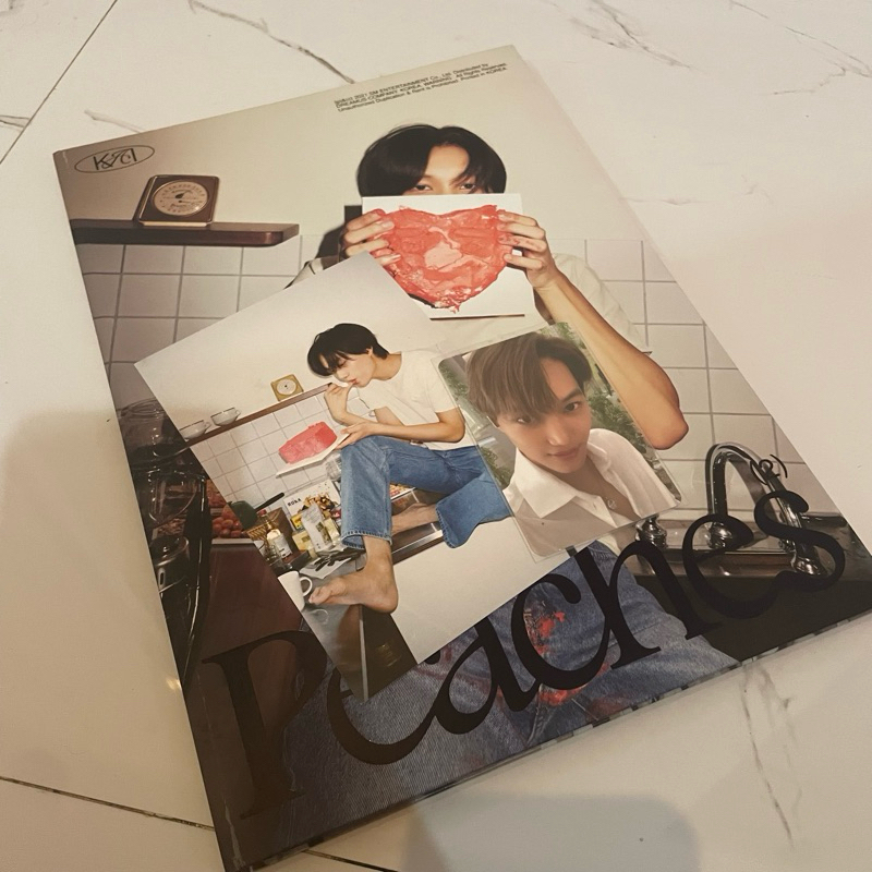 KAI PEACHES SOLO ALBUM + KAI SUPERM PC KIM JONGIN OFFICIAL
