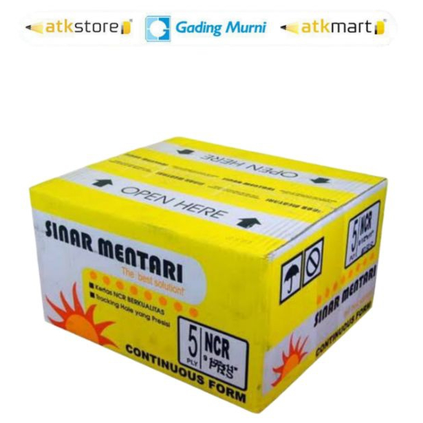 

SINAR MENTARI CONTONIUS FORM 9 1/2 X 11 5 PLY - KERTAS SAMBUNG