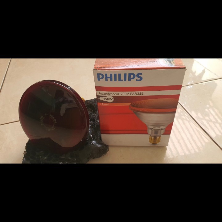 Lampu IR infrared 150w/230v PAR38E Philips