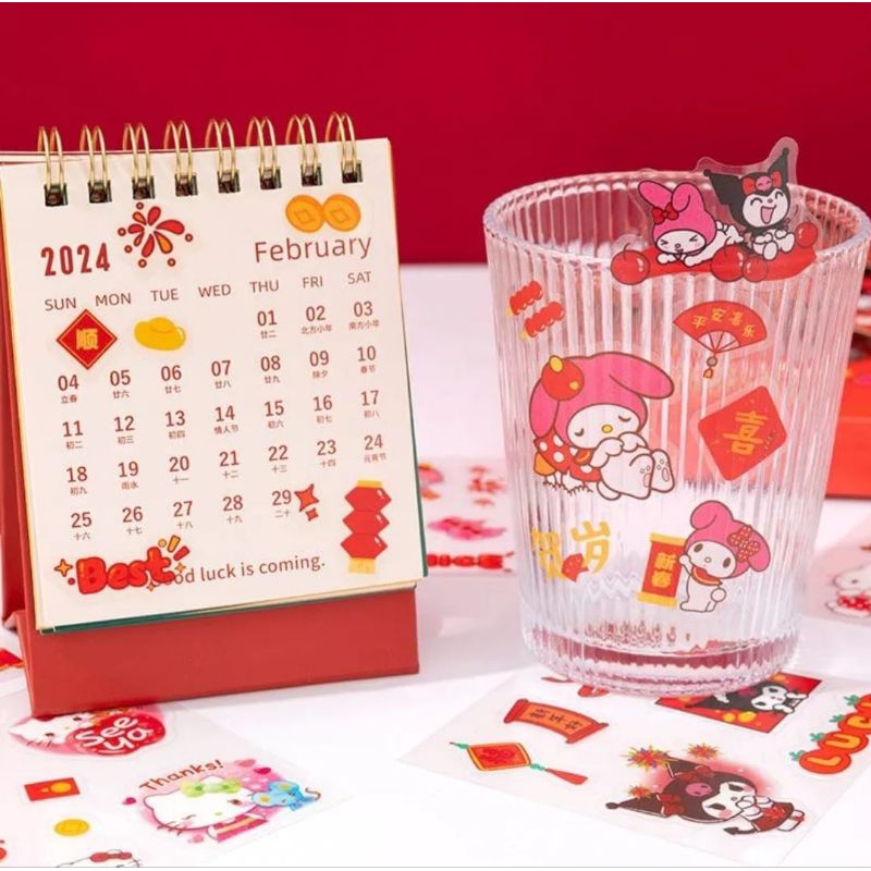 

Sticker Imlek / Sanrio Imlek Sticker / Sticker Terbaru Motif Imlek